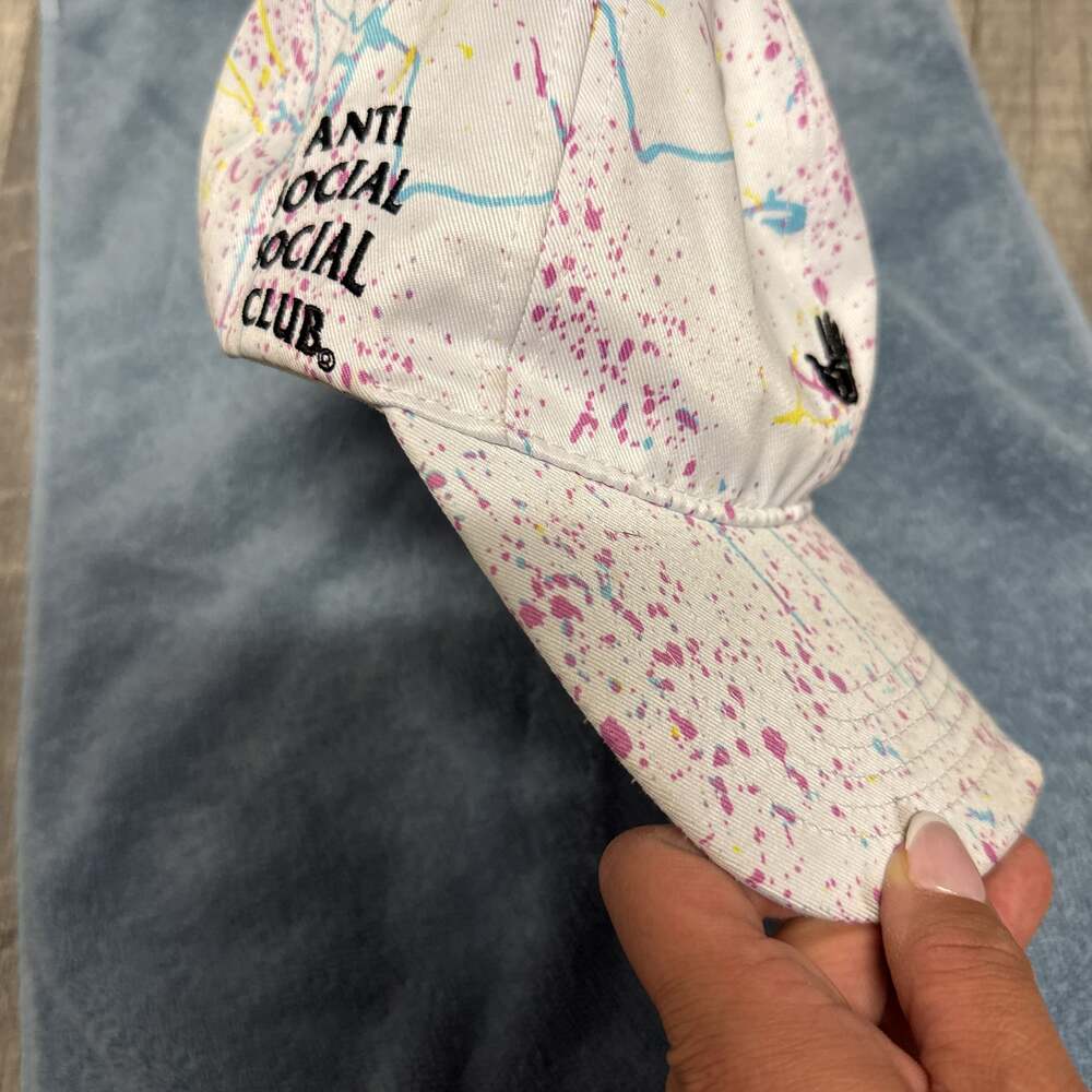 Anti Social Social Club Splatter Paint Cap